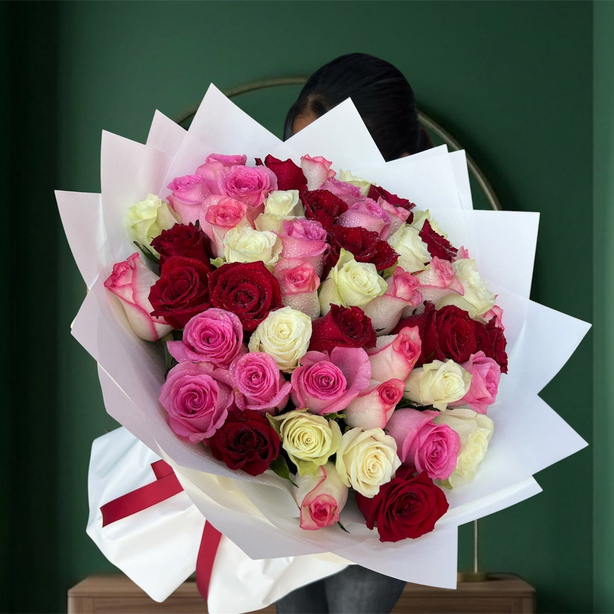 51 Mix Roses Bouquet