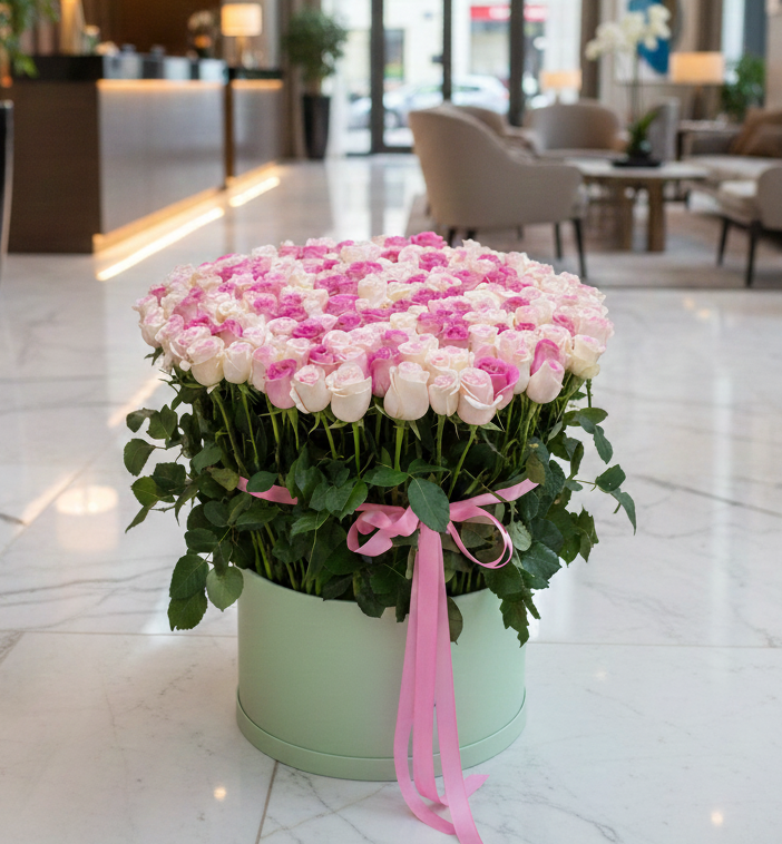 The Grand Rosé Box - 201 Roses
