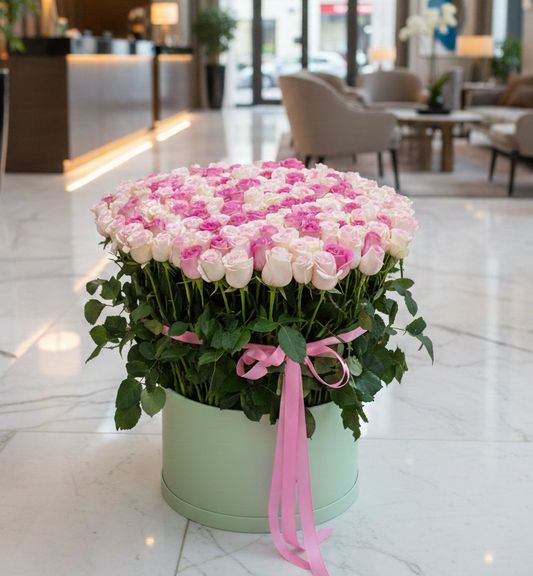 The Grand Rosé Box - 201 Roses