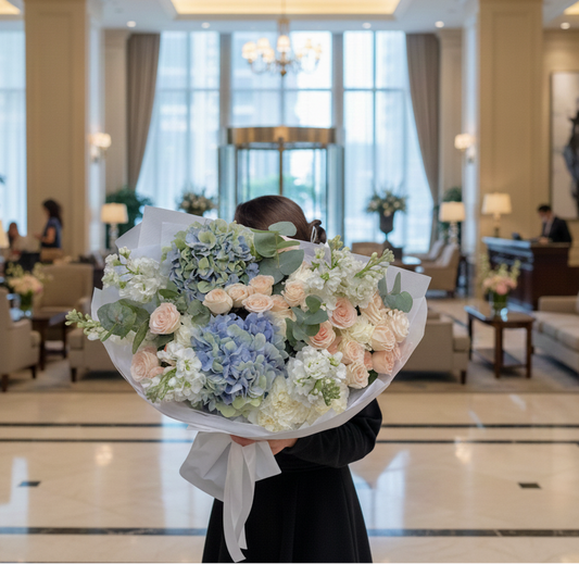 The Azure Serenity Bouquet