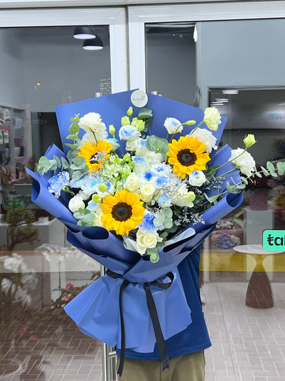 Seaside Sunflower Bouquet
