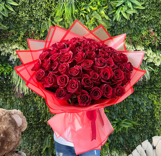 51 Fresh Red Love Bouquet