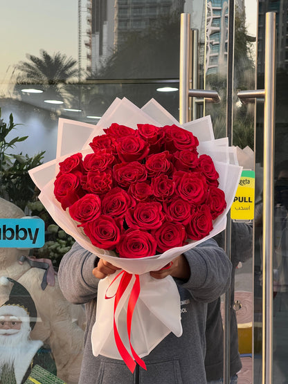 25  Red Roses Bouquet