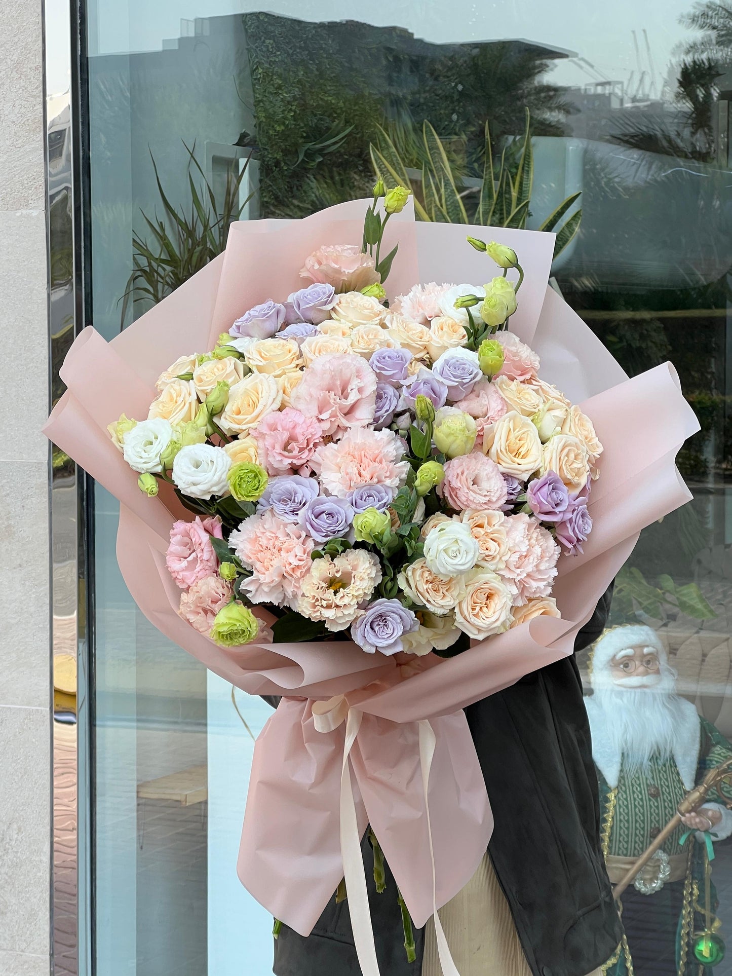 Lavender Peach Mist Bouquet