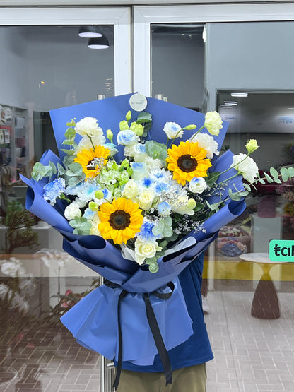 Seaside Sunflower Bouquet